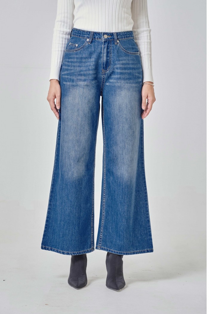 Gigi Denim Pants In Light Blue