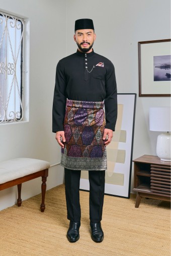 Baju Melayu Senna In Black (1)