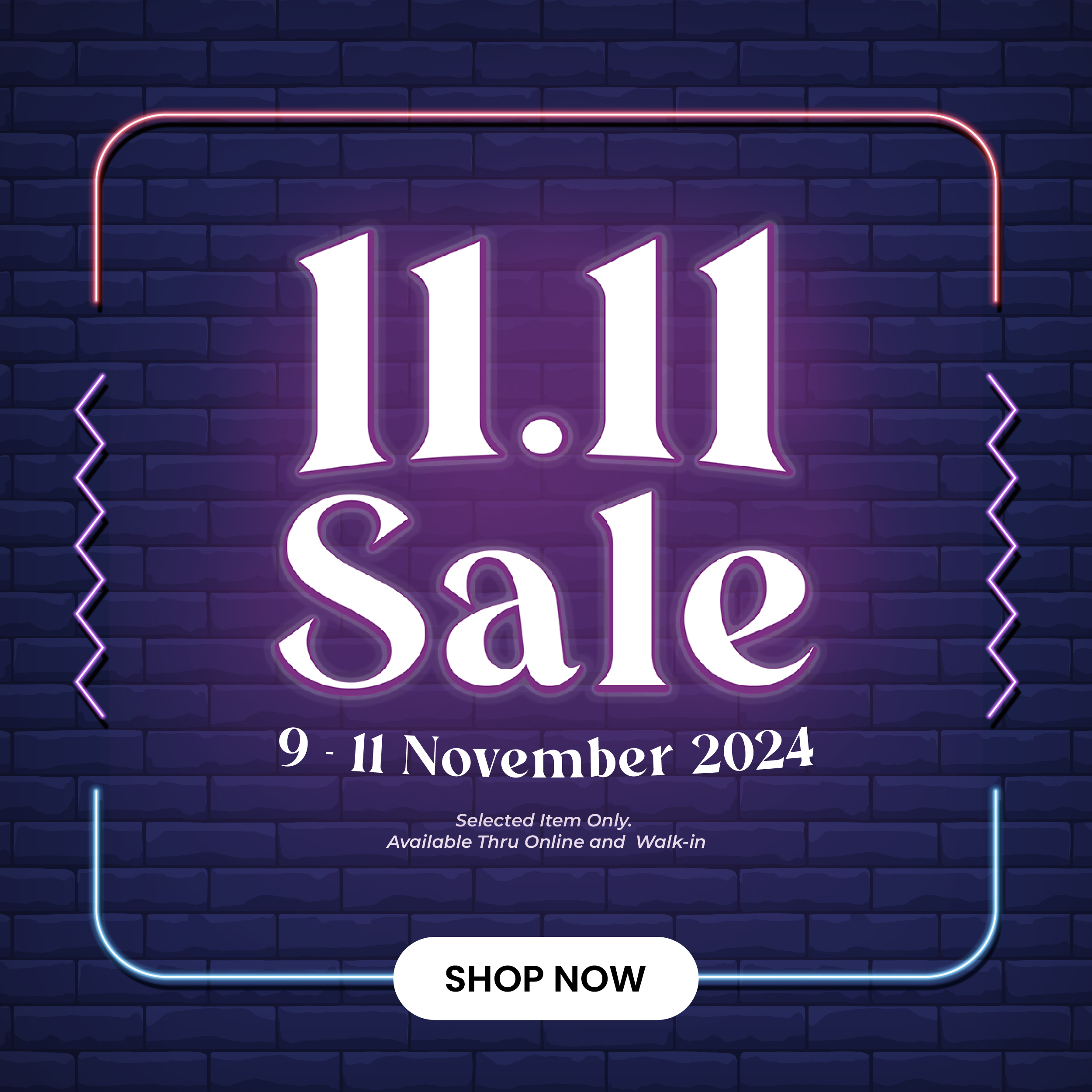 11.11 SALE